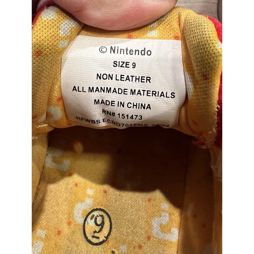 Nintendo Super Mario & Luigi Low Top Lace Up Sneaker 9 - Picture 8 of 8
